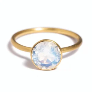 Bague Mini Princesse Pierre de Lune Irisée