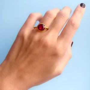 Bague Romaine Rubellite