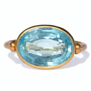Bague Swivel Aigue-Marine