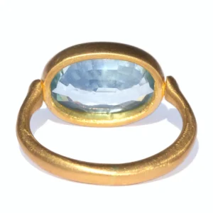 Bague Swivel Aigue-Marine