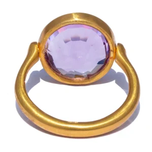 Bague Swivel Améthyste
