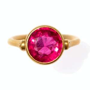 Bague Swivel Rubellite