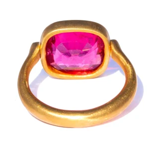 Bague Swivel Rubellite