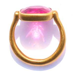 Bague Swivel Rubellite