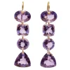 Boucles d'oreilles Arabella Améthyste