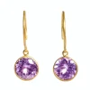 Boucles d'oreilles Bindi Améthyste