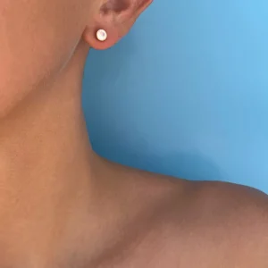 Boucles d'oreilles Bindi Pierre de Lune Irisée