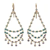 Boucles d'oreilles Dancing Emilie Blue Lagoon