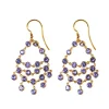 Boucles d'oreilles Dancing Emilie Tanzanite