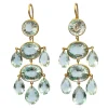 Boucles d'oreilles Dauphine Quartz vert