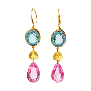 Boucles d'oreilles Elizabeth T. Multicolores