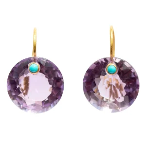 Boucles d'oreilles Gem Améthyste