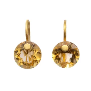 Boucles d'oreilles Mini Brilliant Citrine