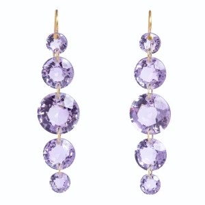 Boucles d'oreilles Psychedelic Améthyste