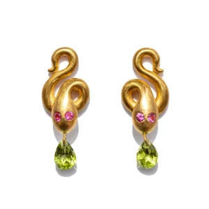 Boucles d'oreilles Serpent