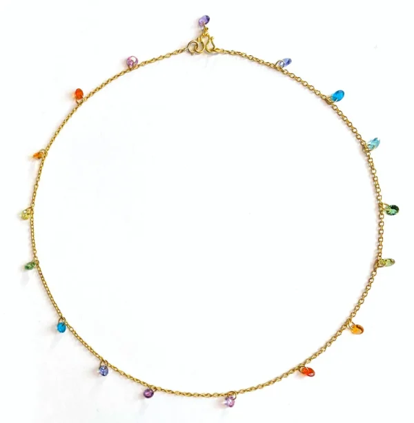 Collier Brilliant Arc-en-Ciel 16"