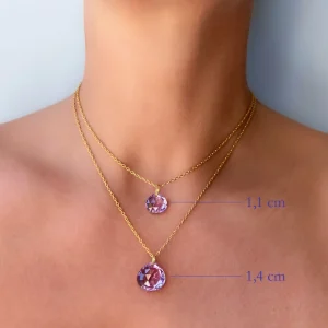 Pendentif Briolette Améthyste