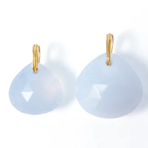 Pendentif Briolette Calcédoine