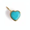 Pendentif Cœur Turquoise