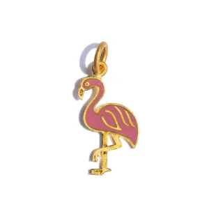 Pendentif Flamant Rose