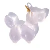 Pendentif Le Chien Quartz Rose