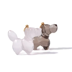 Pendentif Le Chien Quartz Rose
