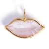 Pendentif Tender Kiss Quartz Rose