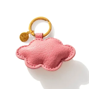 Porte-clefs Nuage Rose Persan